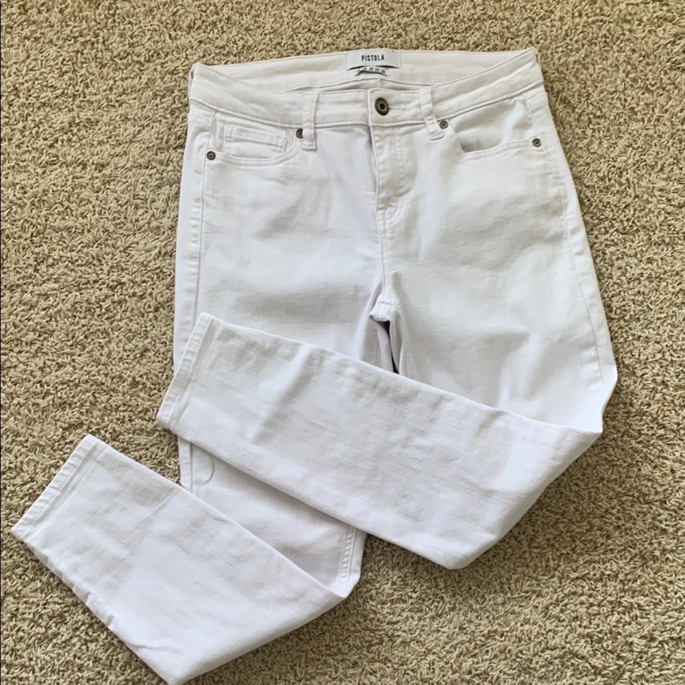 Pistola White Skinny Jeans